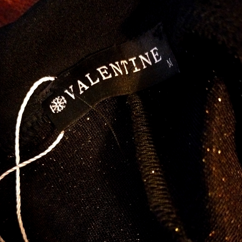 Valentine Black and Gold Pants